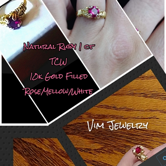 ViM Jewelry - 🌠FlashIntroSale 14kYG Ruby Custom Engagement Ring